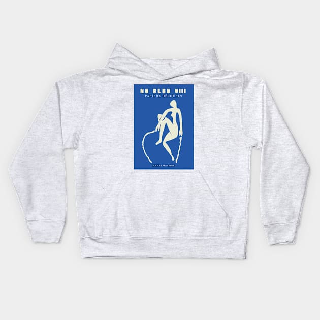 Henri Matisse - Cut-outs #10 Kids Hoodie by GoodMoreInc